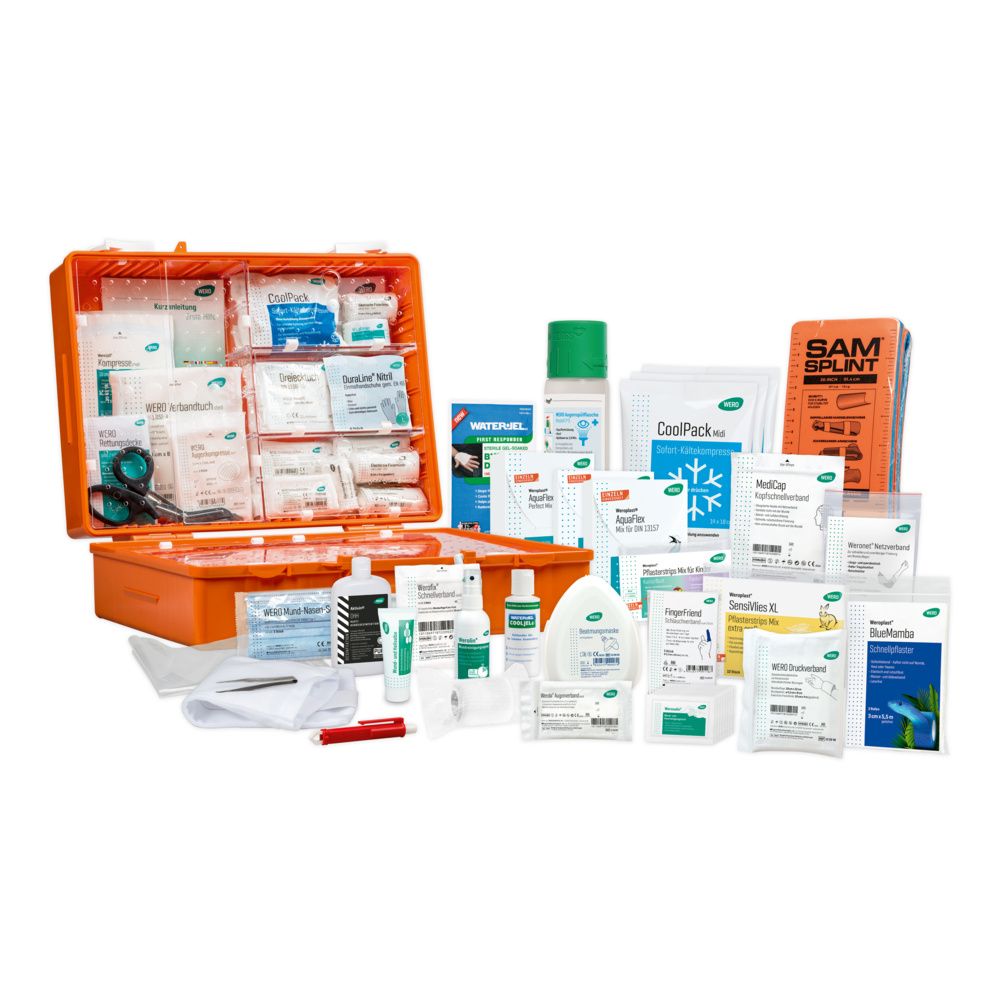 WERO Werotop® 450 Erste Hilfe Koffer Schwimmbad / Spa DIN 13157