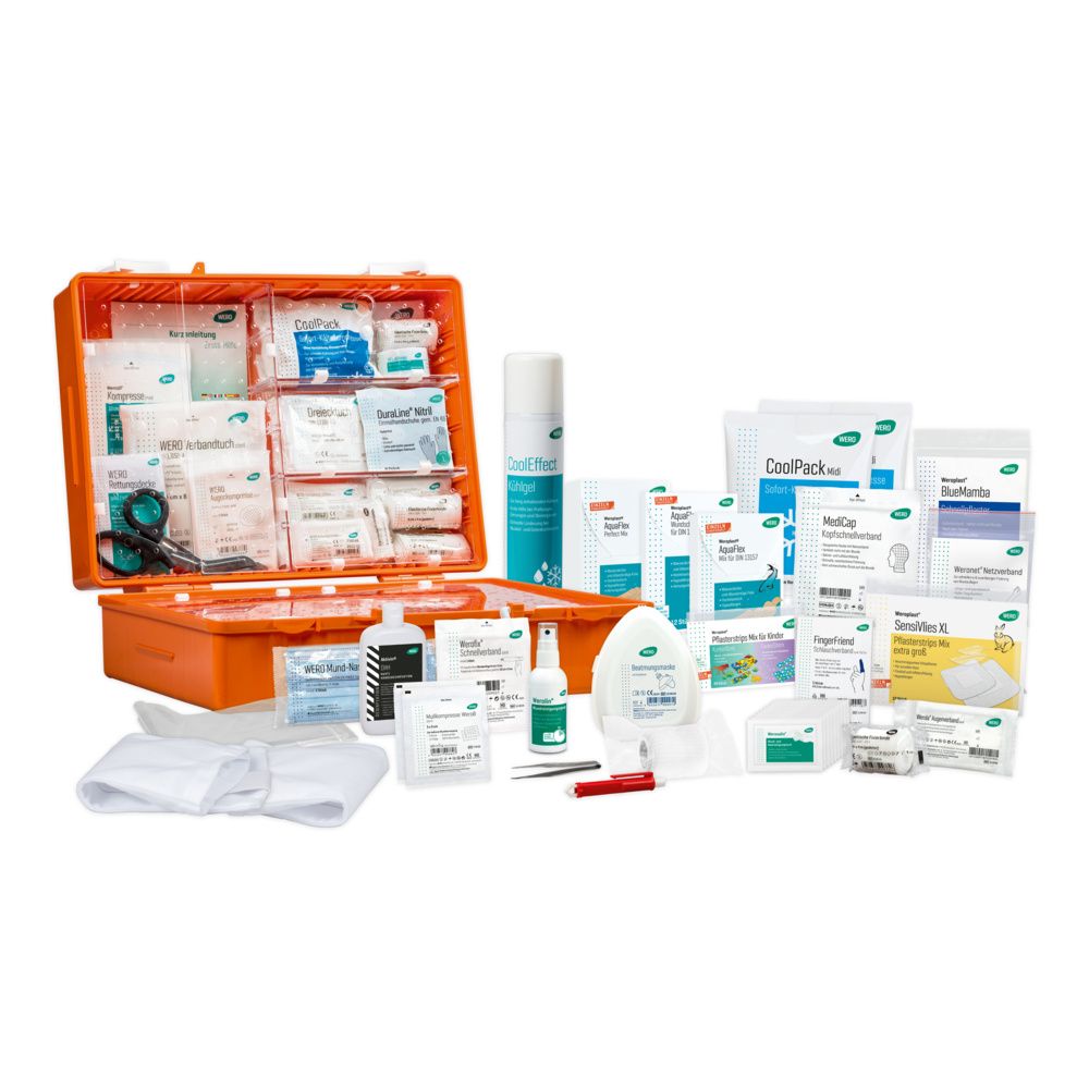 WERO Werotop® 450 Erste Hilfe Koffer Kindergarten & Schule DIN 13157