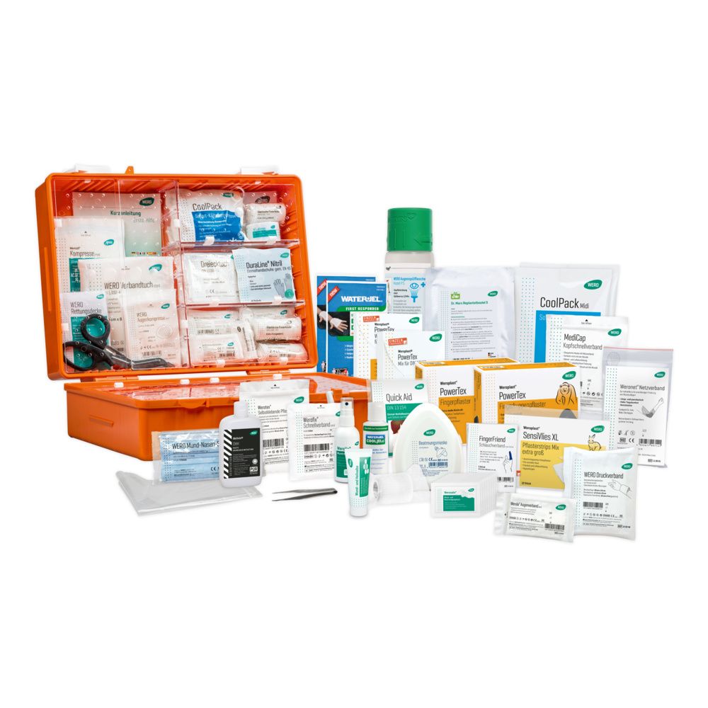 WERO Werotop® 450 Erste Hilfe Koffer Werkstatt / Instandhaltung DIN 13157