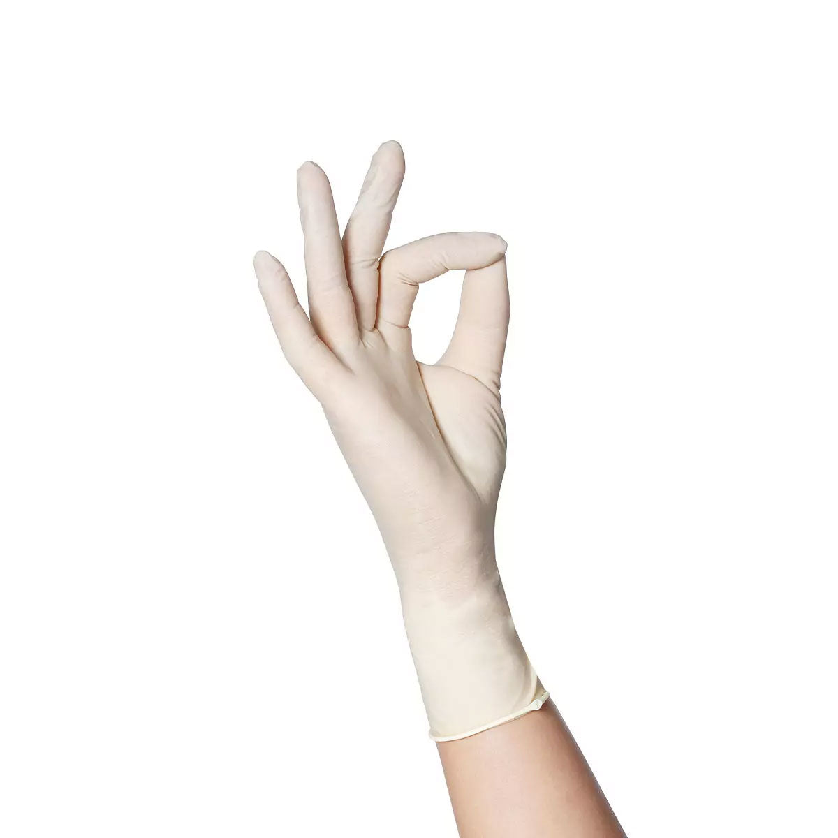 Latexhandschuhe, weiß, puderfrei, Eco-Plus