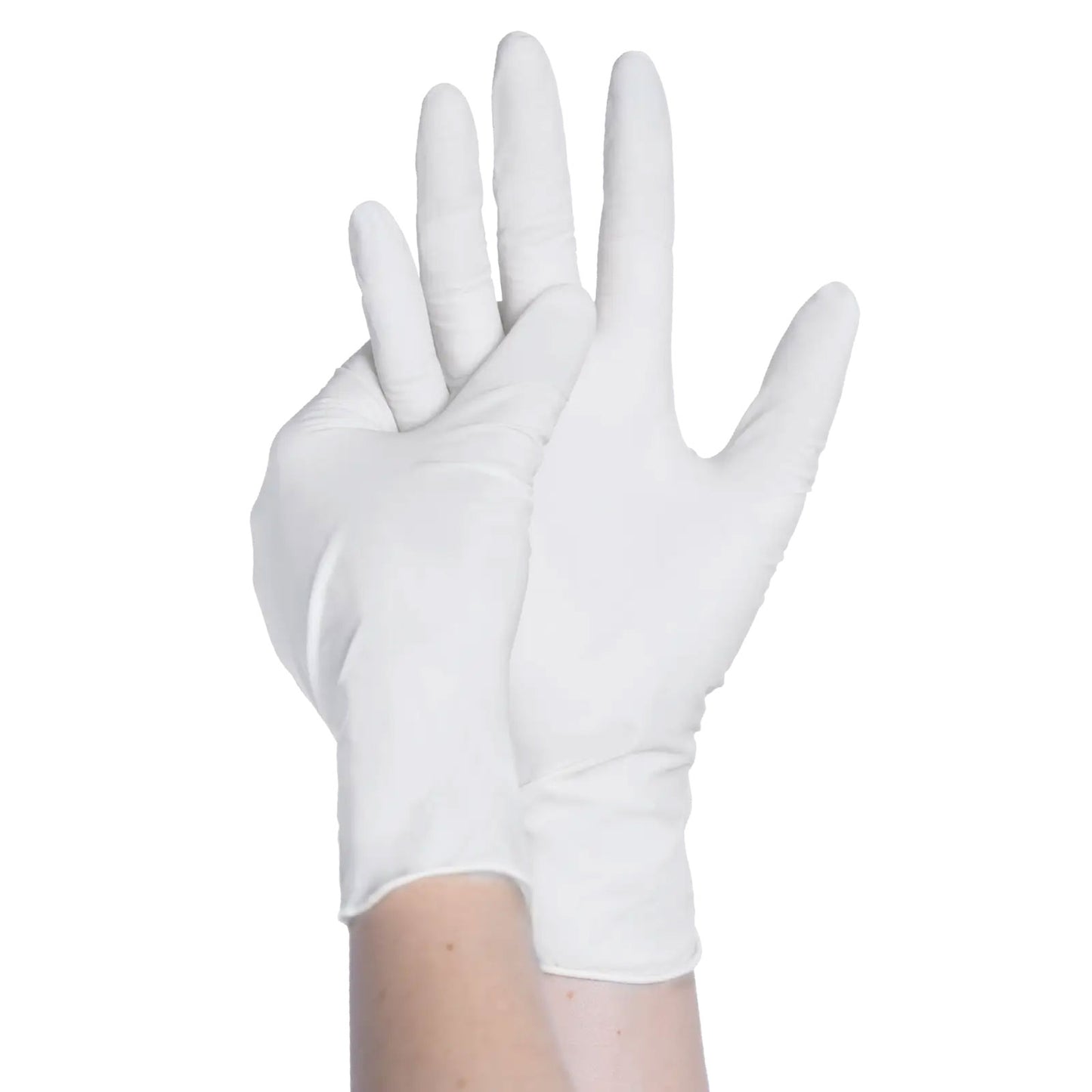 Nitrilhandschuhe, weiß, puderfrei, Eco-Plus