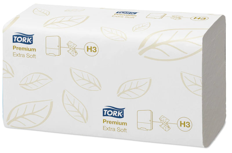 Tork extraweiche Zickzack-Handtücher Premium, 2-lagig, 3000 Blatt