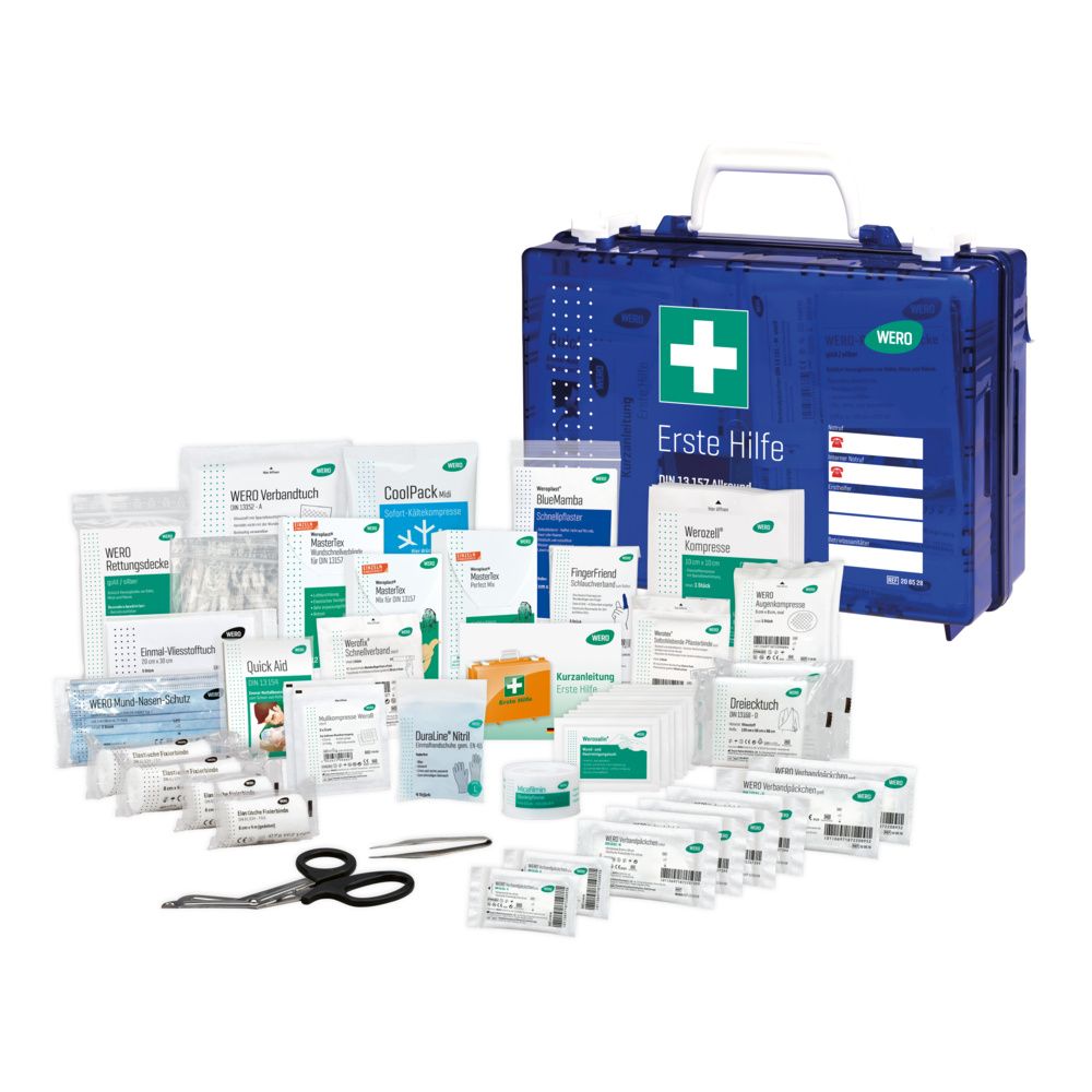 Werotop® clear Erste Hilfe Koffer DIN 13157