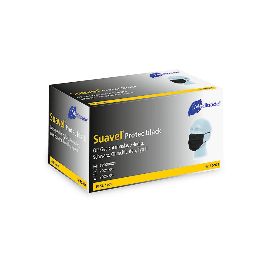 OP-Maske SUAVEL® PROTEC BLACK