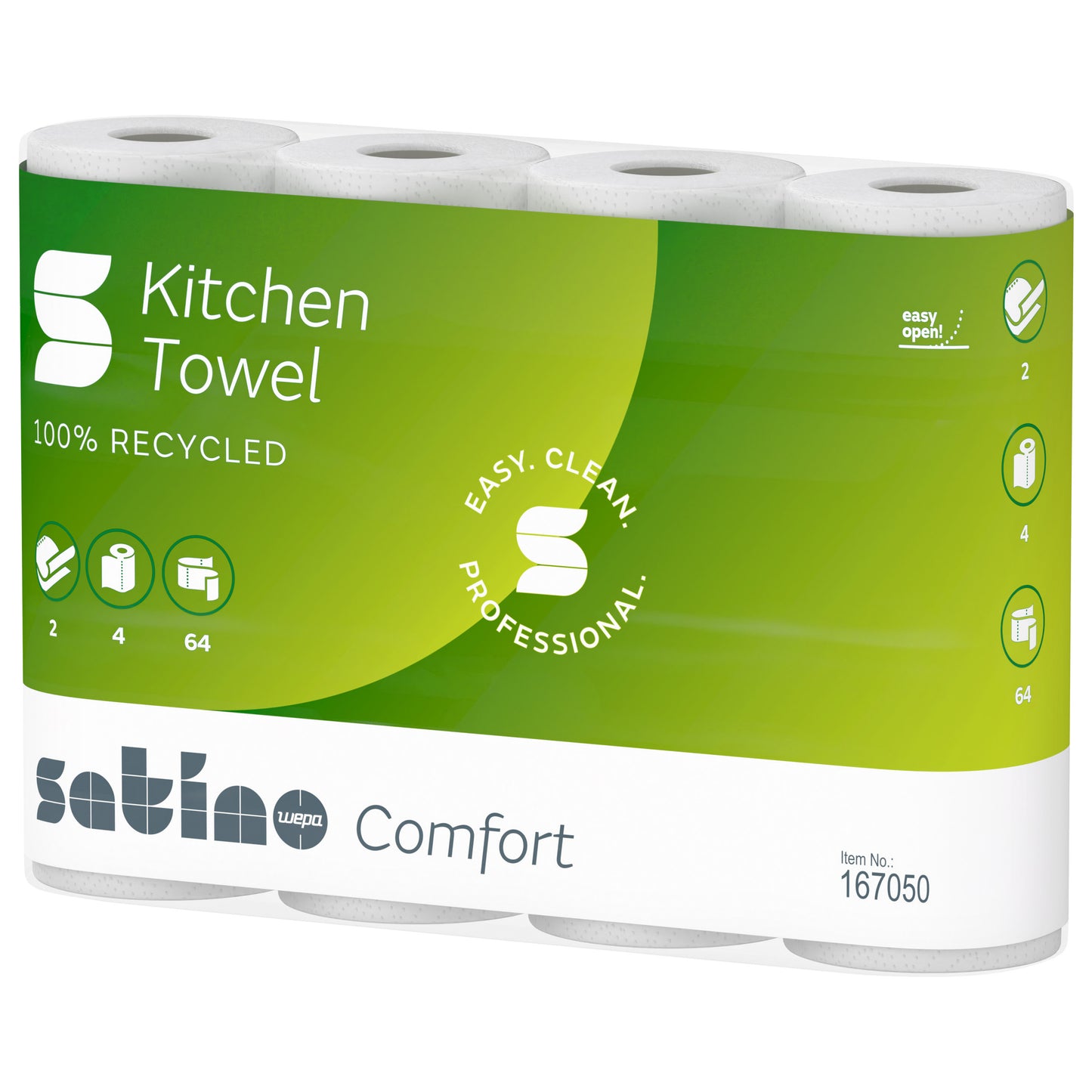 Küchenrolle Satino Comfort, 2-lagig, 64 Blatt