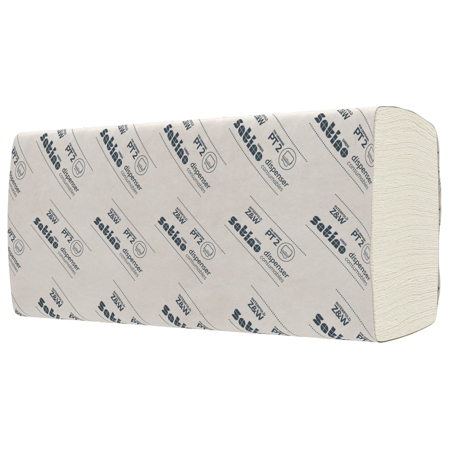 Handtuchpapier Format Z-Falz, 2-lagig, 3750 Blatt