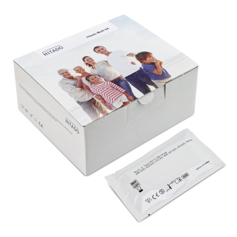 Hitado Multi 6A Drogentest Kassette