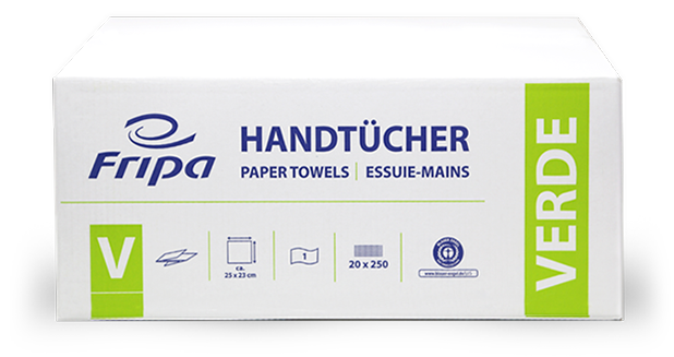 VERDE Handtücher, 1-lagig, C-Falz, 3600 Blatt