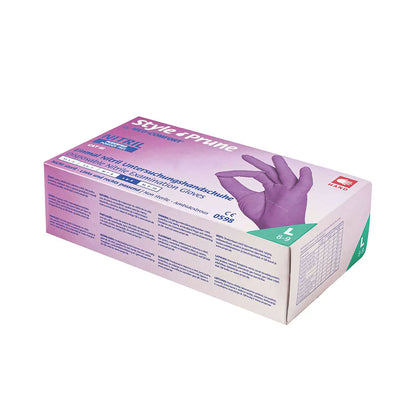 Nitrilhandschuhe, dunkellila, lila, puderfrei, Style Prune by Med-Comfort