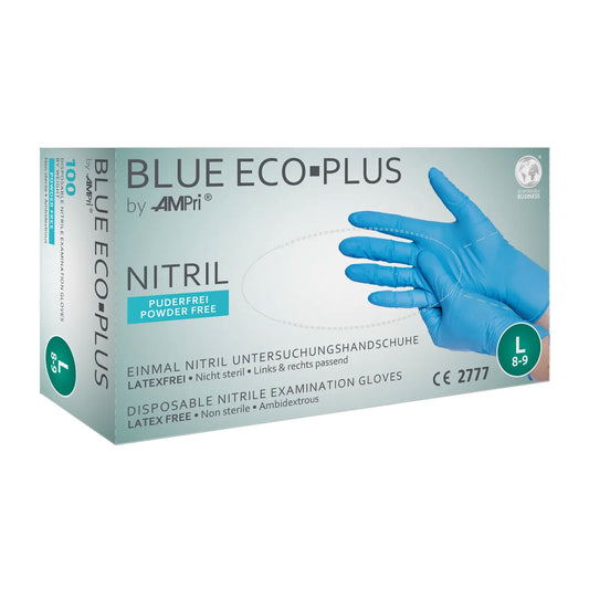 Nitrilhandschuhe, blau, puderfrei, blue Eco-Plus