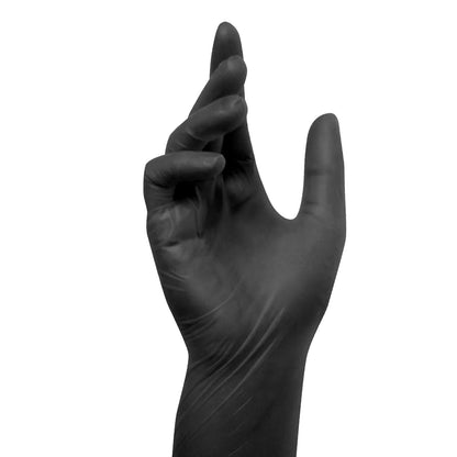 Vitrilhandschuhe, schwarz, puderfrei, Med-Comfort black Vitril