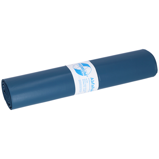 PREMIUM MÜLLSÄCKE, LDPE, 120 L, BLAU