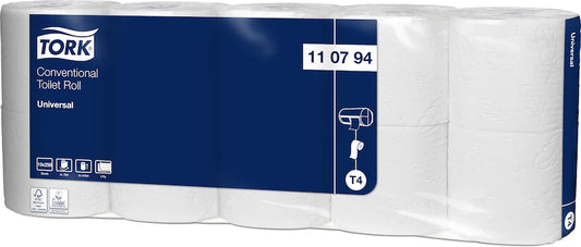 Tork Kleinrollen-Toilettenpapier Universal, 2-lagig, 250 Blatt