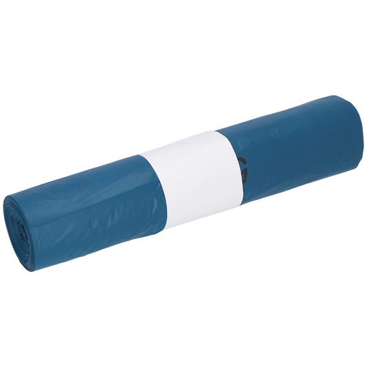 MÜLLSÄCKE, LDPE, 120 L, BLAU