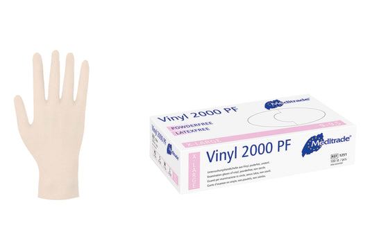 Vinylhandschuhe, weiß, puderfrei, VINYL 2000 PF