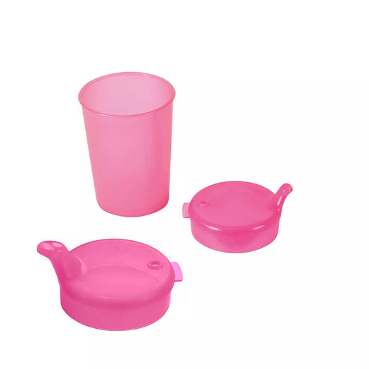 PP Schnabelbecher Oberteil und Unterteil SET, rot, 50 x 250 ml