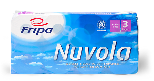 Nuvola® Toilettenpapiere, 3-lagig, 250 Blatt