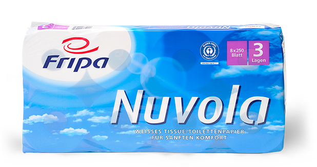Nuvola® Toilettenpapiere, 2-lagig, 250 Blatt